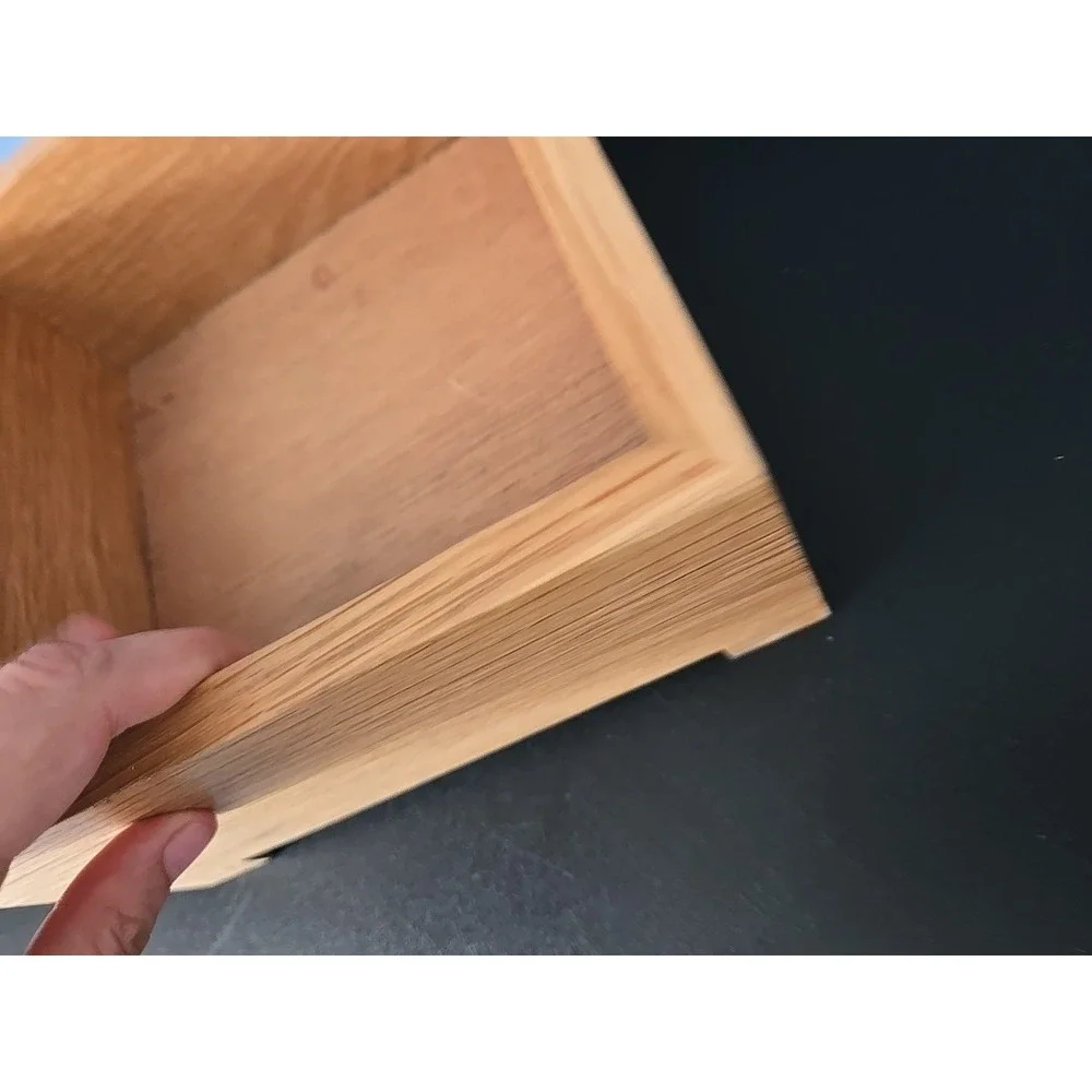 Small Handmade Wood Wooden Box 8